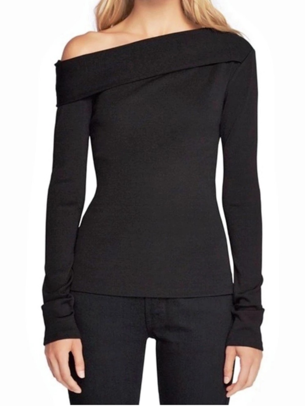 rag & bone Off-The-Shoulder Top Black Small